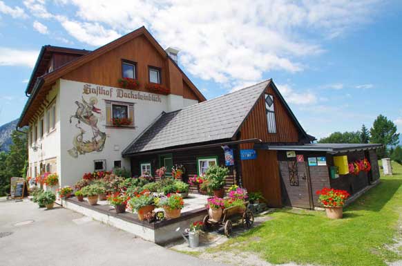 Rund um den Aussichtsgasthof Dachsteinblick in Wörschachwald